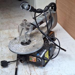 Draper 405mm Variable Speed Fretsaw / Scroll Saw with Flexible Work Light & Rotary Tool Shaft (Stock No. 22791 / DTL-SO531TF)