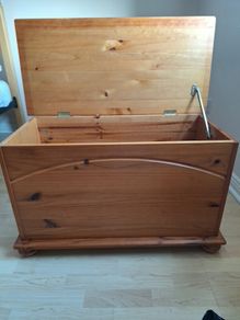 Solid Pine Blanket Box