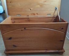 Solid Pine Blanket Box