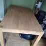 solid wooden table Image 2