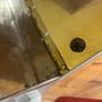 1940s aluminum utility box with lock and original key Image 3