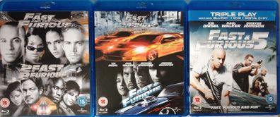 Fast & Furious Movies 1-7 [Blu-ray Movie] Paul Walker & Vin Diesel [Blu-ray Movie]