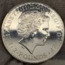 United Kingdom 2007 Silver 1oz Britannia One Ounce Fine Silver 2 Pounds Coin Image 3
