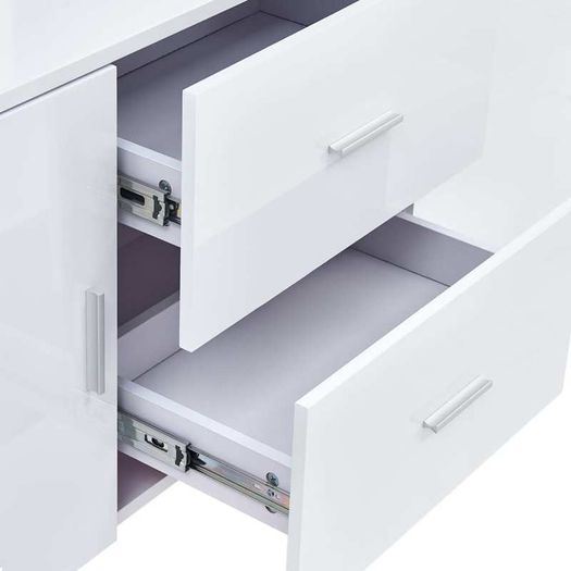 Sideboard White 160x40x70 cm MDF