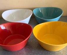 Deep Oval Pasta / Soup / Stew Bowls x 4