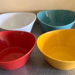 Deep Oval Pasta / Soup / Stew Bowls x 4