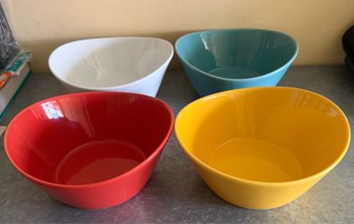 Deep Oval Pasta / Soup / Stew Bowls x 4