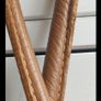 Reversible Genuine Pebbled Leather & Suede Tote / Sack Bag Image 7