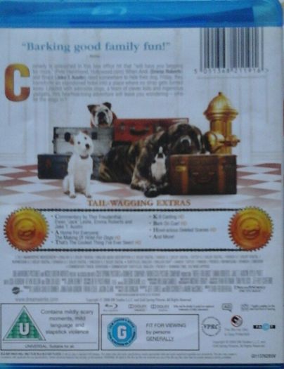 Hotel For Dogs [2009] Emma Roberts, Jake T. Austin, Kyla Pratt, Lisa Kudrow, Kevin Dillon & Don Cheadle [Blu-ray Movie]