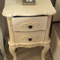 Bedside lockers and headboard