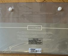 Dunnes Home Mink Luxury stripped Oxford pillowcaseduvet set and matching Oxford pillowcases BNIB