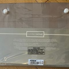 Dunnes Home Mink Luxury stripped Oxford pillowcaseduvet set and matching Oxford pillowcases BNIB