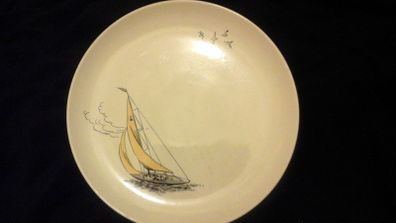Vintage Pallisy plate,Golden Regatta pattern.