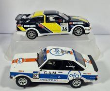 Scalextric Ford Twin Pack (Sierra & Escort slot car classic touring btcc saloon )