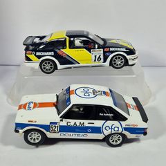 Scalextric Ford Twin Pack (Sierra & Escort slot car classic touring btcc saloon )