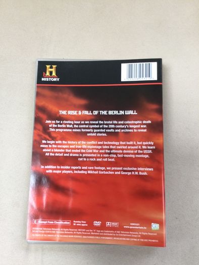 History channel rise and fall of the Berlin Wall ww2 documentary dvd rare