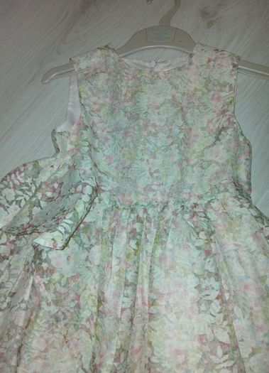Leigh Tucker Willow pink floral Dress size 7-8
