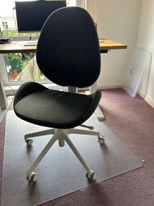 Ikea Hattefjaell Office Chair Light Grey