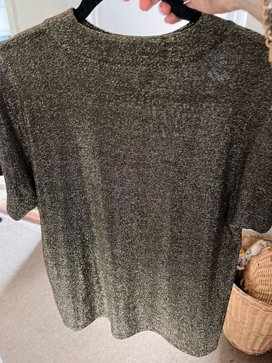 Gold lurex t-shirt