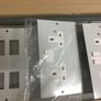 3 Compartment Electrical Floor Boxes Complete with 2 sockets and data Plate Image 3