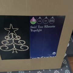Christmas decorative lightning Swirl Tree