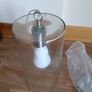 Modern glass minimalist light fitting Image 2
