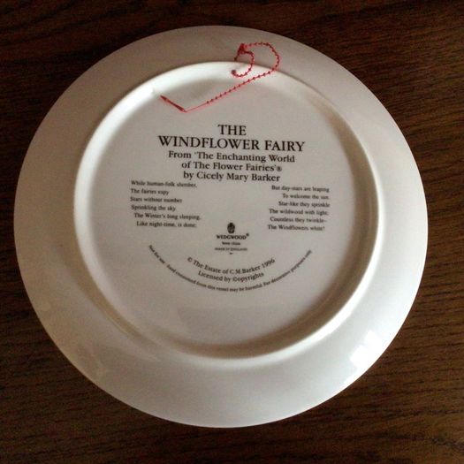 The Wind Fairy Decorative Picture Plate by Wedgwood