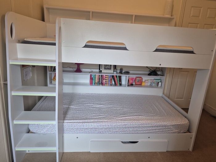 Orion White Bunk Bed