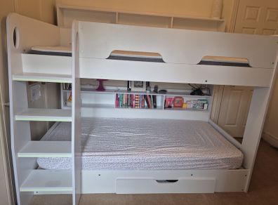 Orion White Bunk Bed