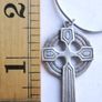 Vintage Sterling Silver 925 Irish Celtic Cross and Necklace (length 16" - 13,52g) Image 8