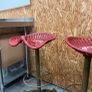 2 x tractor chair stools Image 6