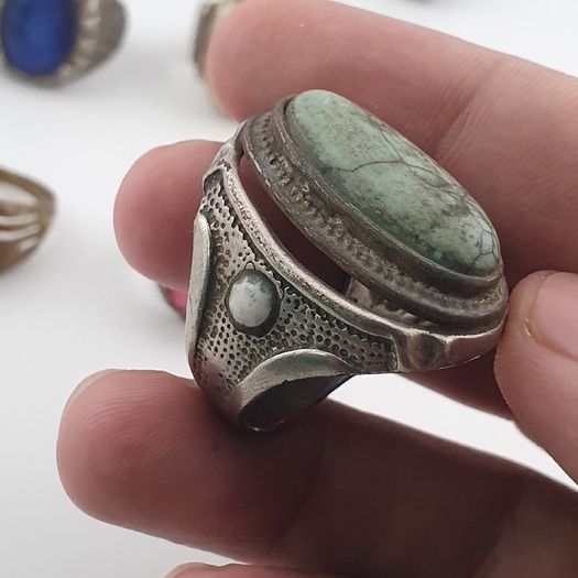 Old World Jewellery Collection 15 Mixed Brass Statement Rings