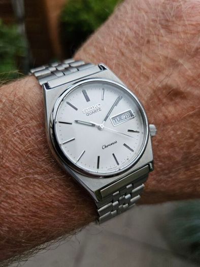 Watch Vintage Seiko Chronos Quartz. 1985.