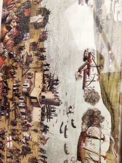 The encampment of the English forces