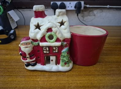 Christmas plant pot and decoration
