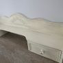 Cream Desk / Console Top Organiser with 2 Drawers 85.5cm wide Image 4