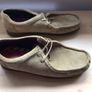 Mens Beige suede lace up Moccassins rubber gum sole size 11 Eu 46 Image 5
