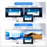 USB C to Dual HDMI DisplayLink Adapter, 4K@60Hz, 2 HDMI & 3 USB-A Ports, 100W PD Charging, USB C DisplayLink Docking Station for Mac M1/M2/M3/M4, Windows,USB A/C to Dual Monitor Adapter Image 6