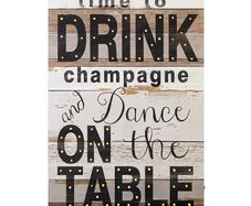 LED - Drink Champagne Sign