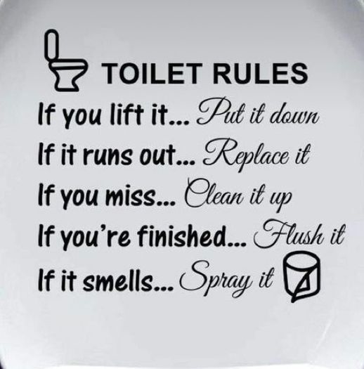 Funny toilet seat stickers