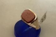 New 9ct Gold Ring. Having A Very Unusual Gold Stone. (GREAT PRICE)