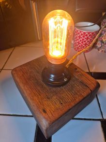 Vintage style handmade industrial lamp