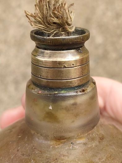 Early Victorian Alcohol Burner for Blood letting and cup
