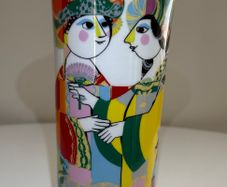 Vintage Rosenthal Studio-Linie 22cm Vase by Bjorn Wiinblad - Mint Condition
