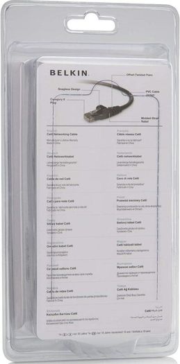 CAT 6 - 10m Ethernet Cable - BELKIN - LAN - Patch Cord | High-Speed - 1000 MBps 1GB Cat6 - Cat 5e RJ45 - Gigabit Ethernet CAT5