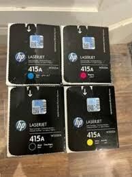 set of 4 HP 415A Colour Toners