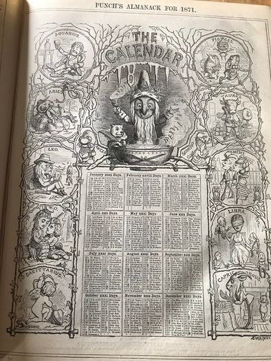 1871 - 1872 Antique ' Punch- New Library Series'