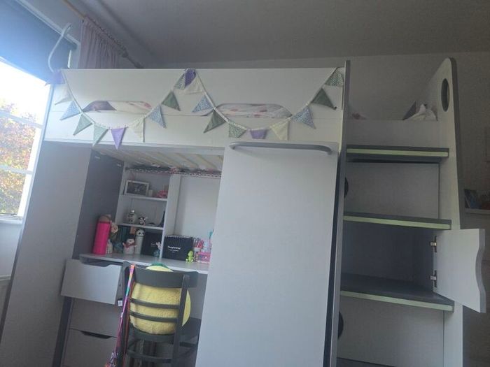 Pegasus high sleeper bunk bed