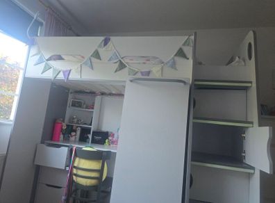 Pegasus high sleeper bunk bed