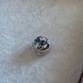 Pandora charm vintage night sky with shimmering midnight blue enamel and clear cubic zirconia very good condition Image 4
